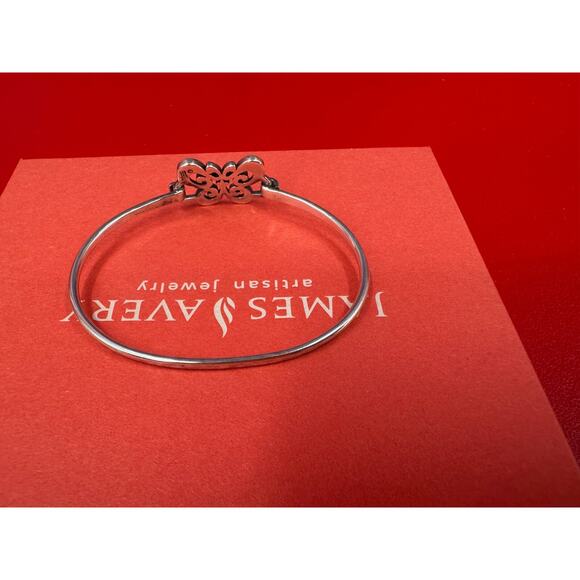 James Avery Retired Butterfly Hook On 925 Sterling Silver Bracelet Small 6 inch - Picture 8 of 12